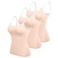 thumbnail image 2 of Ruyang Cingard Shoulder Slim Short Navel Hot Girl Small Vest Fashion Womens Solid Color Hanging Neck Backless Wrap Bra Top Fitted T Shirt, 2 of 5