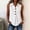 White, variant on Harpily Cotton Linen Tank Tops for Women Sleeveless Half Button with Three Wooden Buttons Front Summer Casual Blouse Shirts
