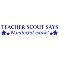 thumbnail image 1 of Printtoo Personalized Teachers Stamp Says Wonderful Work! Teachers Name Self-Inking Rubber Stamp Appreciation Message For School Classroom & Homework Supplies,Blue-42 x 9 mm, 1 of 7