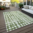 thumbnail image 6 of Addison Rugs Chantille Indoor/Outdoor Transitional Circles Aloe Washable Rectangle Rug, 10' x 14', 6 of 6