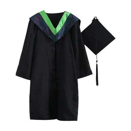 

FaLX 1 Set Beautiful Fine Knitted Graduation Uniform Polyester Elegant Festive Touch Graduation Dress for Photography