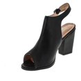 thumbnail image 3 of Chase & Chloe Willy-5 Women's Slingback Buckled Open Heel Chunky Ankle Booties, 3 of 4