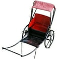thumbnail image 1 of Simulación Jinrikisha modelo retro decoración de escritorio decoración rickshaw, 1 of 5