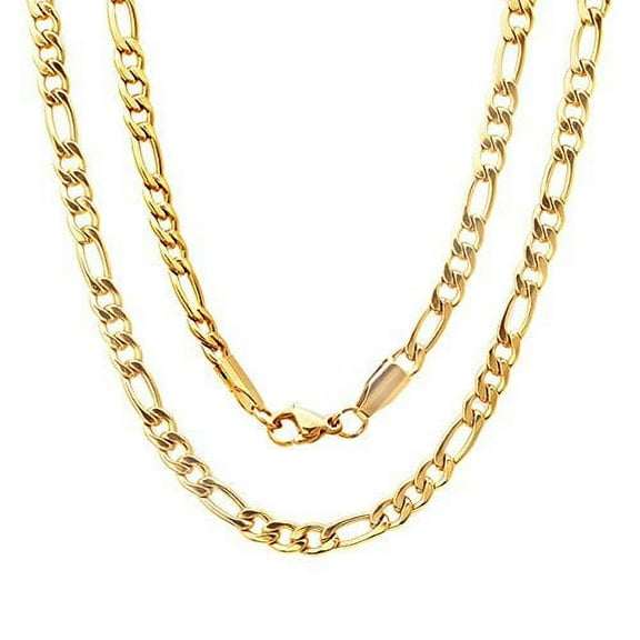 18K Gold Filled Figaro Chain 24"