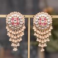 thumbnail image 3 of Pendientes con borlas de campana estilo corte vintage, 3 of 4