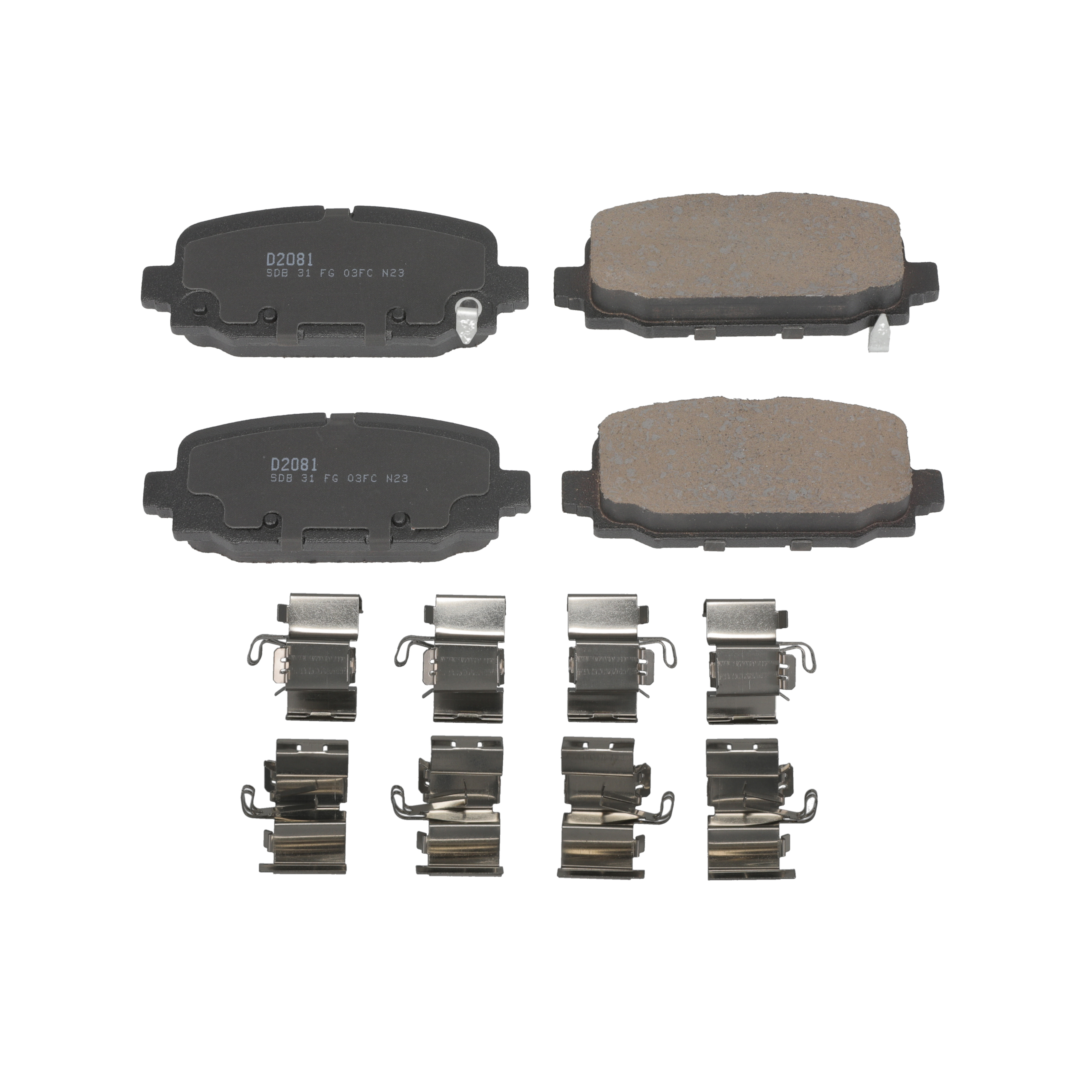 Winstop Brake Pad Set, Rear WS.2081.0.C, Jeep Compass 2022-2017