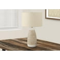 thumbnail image 1 of Monarch Specialties Lighting, 27"h, Table Lamp, Cream Ceramic, Beige Shade, Contemporary, 1 of 6