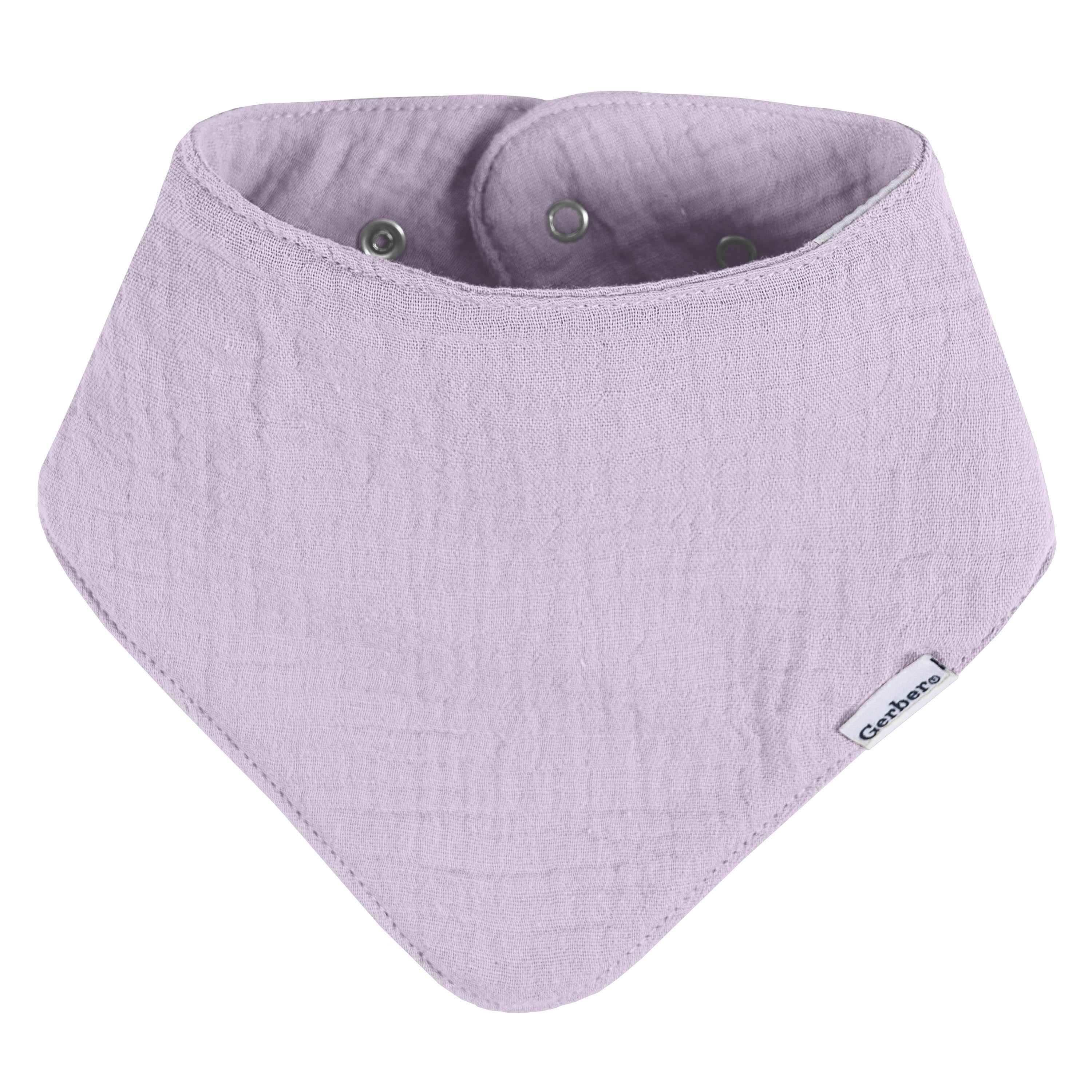 Gerber Baby Neutral Muslin Bandana Bibs, 10-Pack, One Size