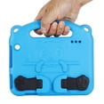 thumbnail image 4 of SaniMore for ALL-New Fire 7 2022 Lightweight Kids Case, EVA Foam Case with Holder & Foldable Panda Kickstand Shockproof Protective Case for ALL-New Fire 7 7" Boys Girls, Blue, 4 of 8