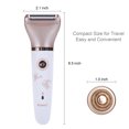thumbnail image 5 of RO Maquinilla de afeitar eléctrica para mujer - Depiladora - 2 en 1 para cara y piernas de bikini Axila Maquinilla de afeitar sin dolor en seco y húmedo, 5 of 5