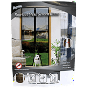 DINY HOME & STYLE Bug-Out Magnetic Mesh Screen Door - Keeps Bugs Out Animal Friendly Curtain Door Net Screen with Magnets Black