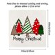 thumbnail image 2 of Fundas de almohada CDWERD Christmas, 45 x 45 cm, juego de 4 piezas de lino, 2 of 7