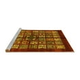 thumbnail image 2 of Ahgly Company Machine Washable Indoor Rectangle Abstract Yellow Modern Area Rugs, 5' x 7', 2 of 4