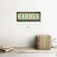 thumbnail image 2 of Framed, Outdoor Garden 4"x12" Metal Sign, Wall Décor for Porch, Patio, and Deck, 2 of 4