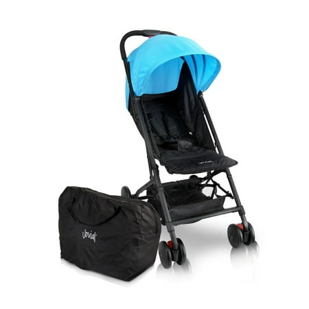 Jovial Compact Portable Folding Baby Stroller, Black/Blue  Walmart.com