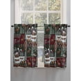 thumbnail image 5 of Western Boho Bathroom Window Curtain, Farmhouse Country Rustic Chic Wild Nature Cabin Deer Light Filtering Coffee Kitchen Curtains, Bedroom Living Room Curtains 2 Panel 84"x54", 5 of 6