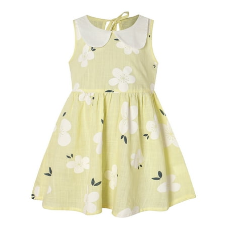 

KI-8jcuD Baby Spring Dress Toddler Girls Sleeveless Sundress Floral Prints Princess Dress Dance Party Dresses Clothes Girls Dresses 2T Jean Jumper Dress for Girls Dress Girls Flower Girls Sequin Lac