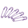 thumbnail image 1 of Uxcell Safety Pins 2.48 Inch Large Metal Sewing Pins Purple 50Pcs, 1 of 5