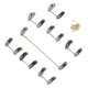 thumbnail image 3 of Mechanical Keyboard Stabilizer, Convenient 104/108 6.25U 2U Keyboard Stabilizer Higher Hardness for DIY for Mechanical Keyboard, 3 of 8