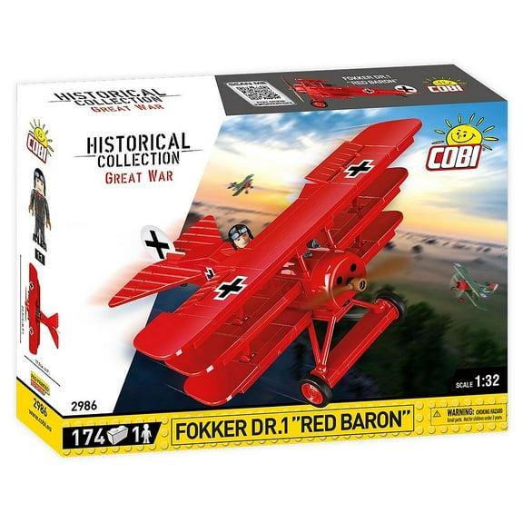Fokker Dr. 1, The Red Baron - COBI World War II Historical Collection Building Set (2986)