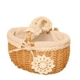 thumbnail image 1 of Rangement Textile pour Maison Bois, Rangement Textile Maison 1* Panier de Rangement (Jaune-m), 1 of 8