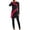 Red, variant on MuXiKeJi Clothes Swimsuits for Women Swimwear Long Sleeve Full Cover Swimsuit Hijab Rash Guard, 3pcs Set