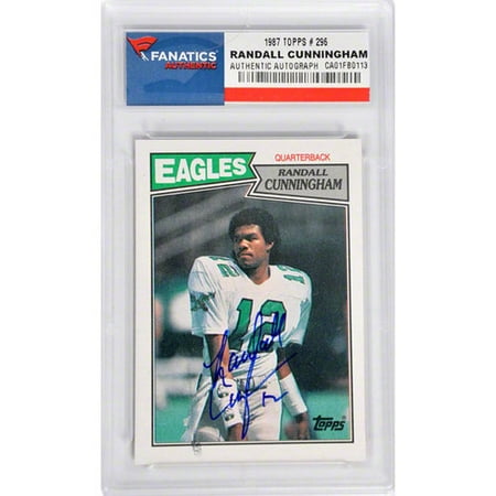 NFL - Randall Cunningham Philadelphia Eagles 1987 Topps #296 Card