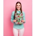 thumbnail image 5 of Inkdotpot Decorative Clipboard Letter Size Clipboard with Low Profile Clip,Retractable Key Hole for Hanging Paperboard for Office School w/ Free Marker & Eraser,Floral-9x12.5 Inch, 5 of 9