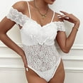 thumbnail image 4 of Body moldeador de encaje para mujer, mono con tirantes, ropa moldeadora para mujer, 4 of 8