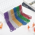 thumbnail image 5 of Toy Necklaces for Kids,Multicolor Bead Necklaces,Plastic Mardi Gras Beads Necklaces,Festival Parade Throw Accessories,Holiday Theme Dress Up Props,for Christmas Party Parade Throws 24PCS, 5 of 7