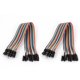 thumbnail image 1 of 2pcs Cable puente Cable de cinta 21.5cm Largo Macho a hembra de 19P de 2,54 mm de espaciado Unique Bargains Puente de cable, 1 of 3