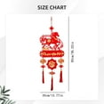 thumbnail image 3 of 1Pc Chinese New Year Horse Ornament,Paper Cut Home Decor Pendant for Cars Cafes Bookstores Display,Festival Wall Hanging,Holiday Decoration,Red, 3 of 6
