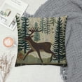 thumbnail image 2 of Vintage Farmhouse Animals Throw Pillow Covers Bear Deer Decorative Pillows Case Polyester Linen Outdoor Cushion Covers for Couch Sofa Bed Home Decor, 2 of 5
