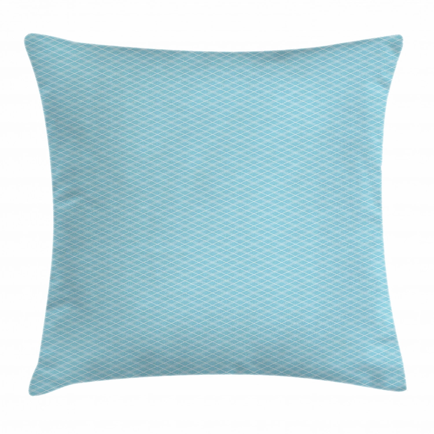 Vintage Blue Throw Pillow Cushion Cover, Classical Argyle Pattern