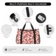 thumbnail image 4 of Balery Tomato Bolsa de Gimnasio para Mujeres, Bolsa de Viaje con Bolsillo Húmedo, Bolsa de Fin de Semana para Mujeres, Bolsa de Viaje Resistente al Agua, 4 of 7