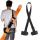 thumbnail image 4 of 2 Packs Adjustable Ski and Pole Carrier Strap Shoulder Carrier Lash Handle Belt with Cushioned Faste, 4 of 4