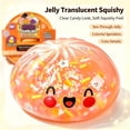 thumbnail image 6 of QIDESHIP Mystery Bao Bun Squishy Trick-Or-Treat Edition, Scented Halloween Squeeze Fidget Toy with Orange Steamer Container, Collectible Stress Relief Sensory Toy, 6 of 9