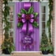 thumbnail image 4 of Christmas Door Cover Decorations with Santa Claus Pattern Holiday Party Decorative for Front Door Indoor Wall Fireplace Mantle Home Festive Xmas Decor, 4 of 6