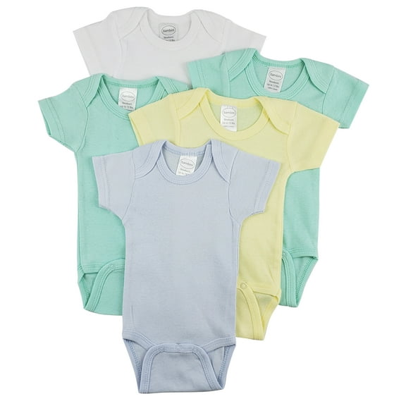 Bambini Short Sleeve One Piece 5 Pack