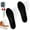 Black*2, variant on 2 Pairs Steppers Insoles for Men Women, Stepprs Breathable Soft Memory Foam Orthopedic Massage Insoles