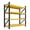 Yellow&Black, variant on STANI Heavy Duty Metal Shelving Units, 5000 lbs Capacity, Adjustable 4 Tier Steel Storage Rack, 60" W x 24" D x 70" H, for Garage, Shop, Warehouse, Black