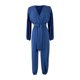 thumbnail image 3 of Gibobby Mono Ajustado de Verano Monos de mujer Monos de mujer Verano Cómodo Casual Tirantes Pantalones cortos Monos de color sólido(Azul， M), 3 of 5