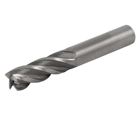 

12mm Cutting Dia 12mm Shank HSS 4 Flutes Twist Drill Bit End Mill Cutter
