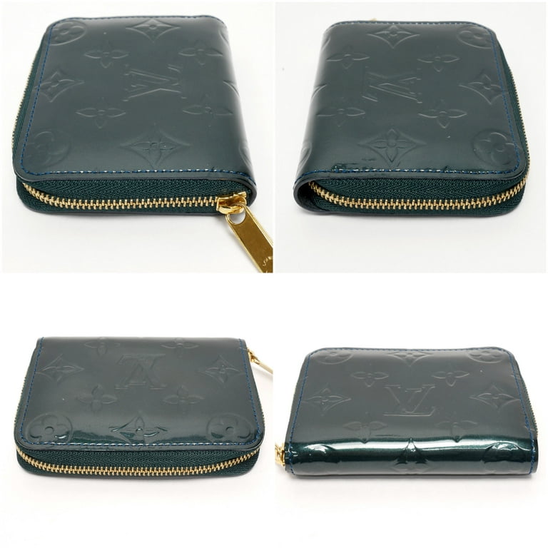 Zip Around Wallet in Monogram Vernis leather, Gold Hardware