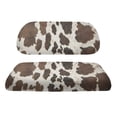 thumbnail image 6 of Garronmavis Brown Cow Point Golf Cart Seat Covers Polyester Material Front Seat Cushion Universal Fit Protects Against Friction and Sun Damage on Most Standard Golf Vehicles, 6 of 6