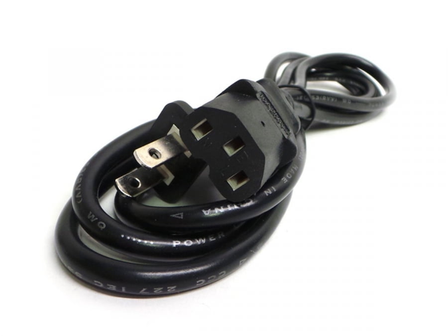 3Prong 6ft (Foot) Power Cord With Notch Fits Genuine Microsoft XBOX