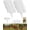Milky White, variant on 10/20/40PCS Landscape Edging Stone, Imitation Stone Garden Fence, Faux Stone Garden Edging Border, Garden Edging Border Stone for Flower Beds, Interlocking Decorative Edging Stones Lawn Border