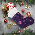 thumbnail image 6 of GZHJMY Christmas Stocking, Personalized Space Planet Large Candy Stocking Hanging Gift, 2 PCS Xmas Stockings Decoration for Family Holiday Party Ornaments Decor Fireplace, 6 of 7