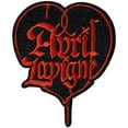 thumbnail image 1 of Avril Lavigne Heart Iron On Patch, 1 of 2