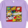 thumbnail image 3 of Inktastic My Grandma Loves Me Superhero Toddler Sweatshirt, 3 of 4